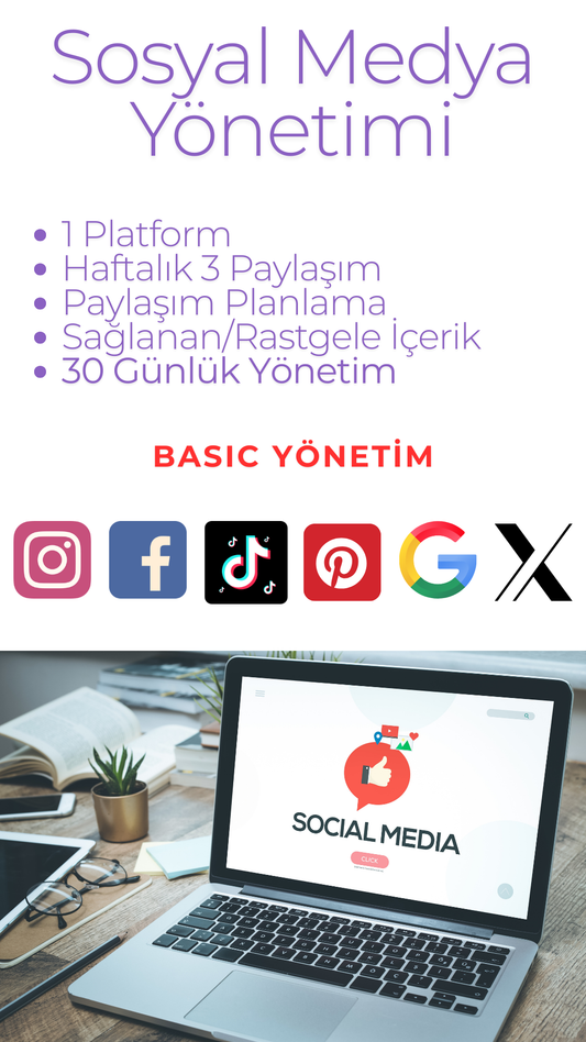 Sosyal Medya Yönetimi (Basic Plan)